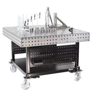 48" x 48" x 6" Welding Table with 57 Piece Fixturing Kit