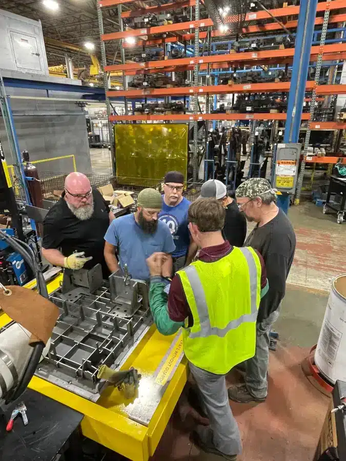 Demonstration of Flextur Welding Fixture