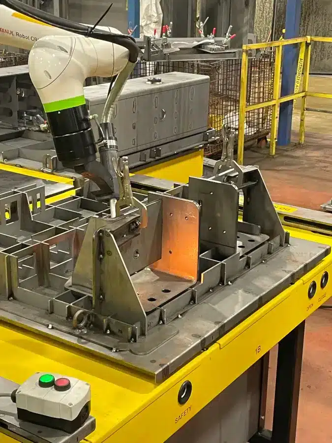Cobot Welding with Flextur Custom Fixturing Plate
