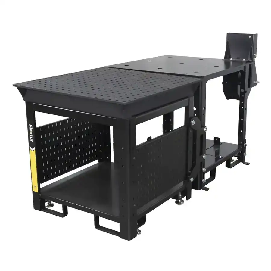 Flextur Cobot Docking Station with 36" x 36" Welding Table.