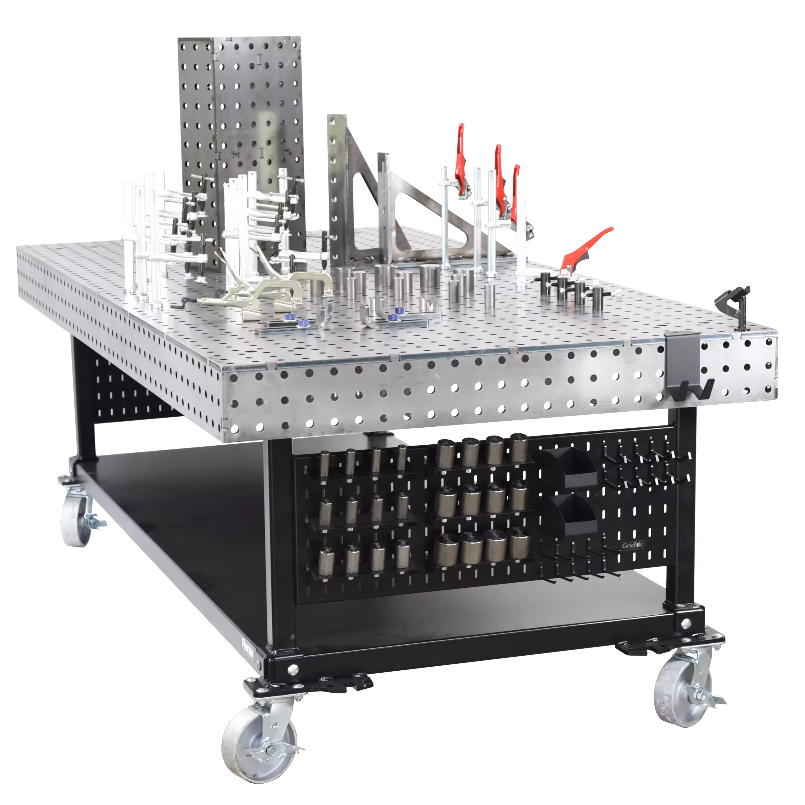 48" x 96" x 6" Welding Table with 95 Piece Fixturing Kit