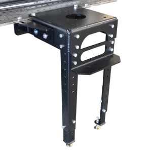 Flextur Cobot Pedestal – Sturdy and ergonomic mounting solution designed to provide a stable and secure base for collaborative robots in industrial workspaces.