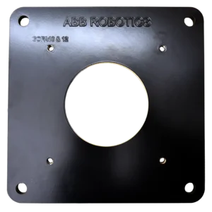 ABB Cobot Mounting Plate – Precision-engineered mounting solution designed for securely integrating ABB cobots into industrial workstations.
