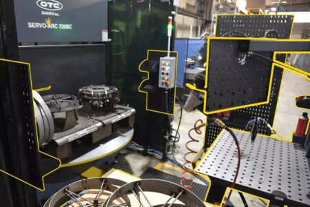 Optimized Robotic Welding Cell Layout